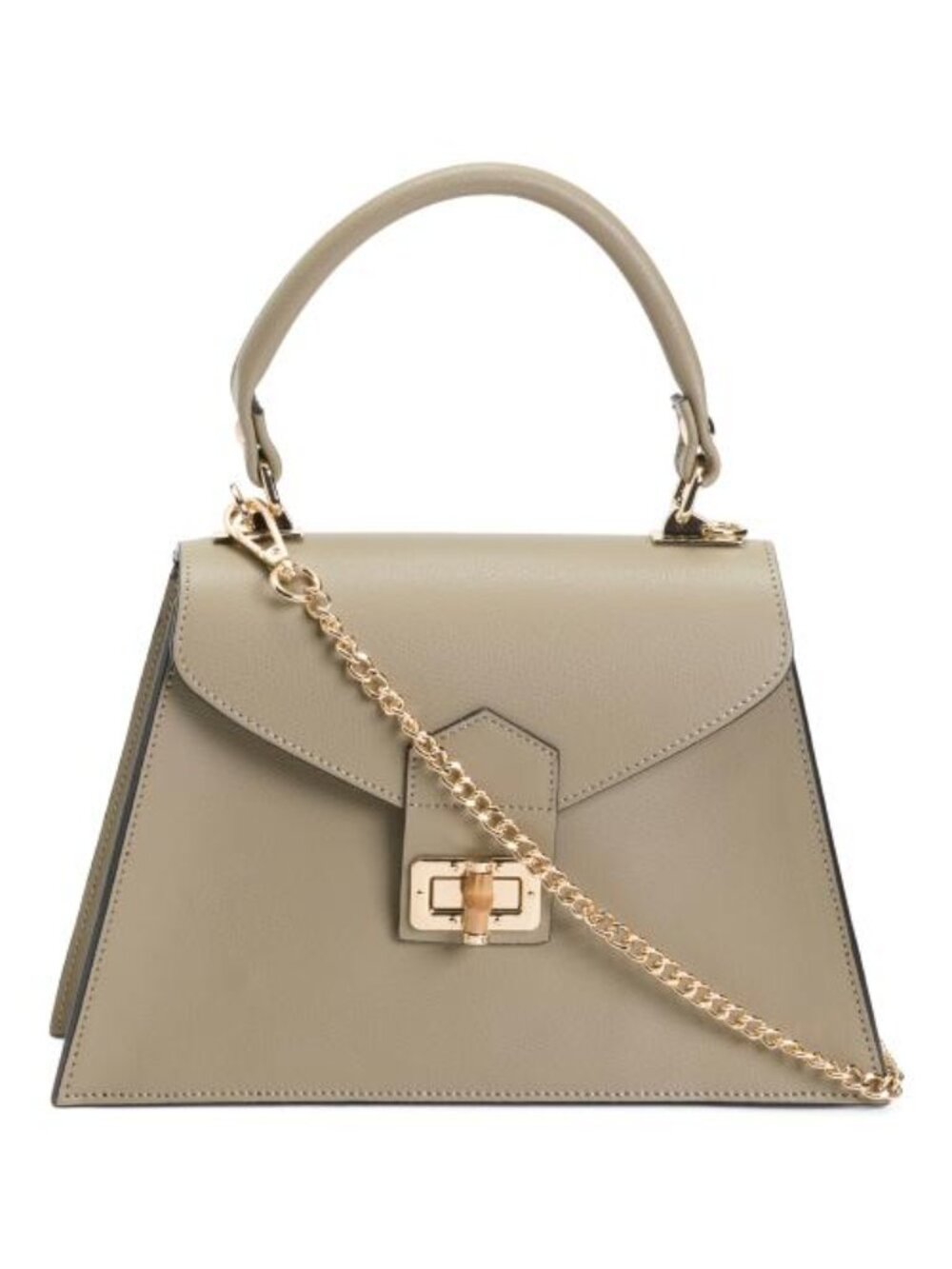 CHEVAL Made In Italy Leather Crocodile Satchel